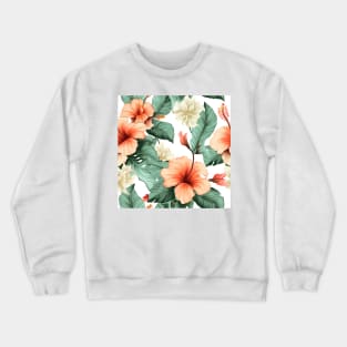 Hibiscus Flowers Pattern 23 Crewneck Sweatshirt